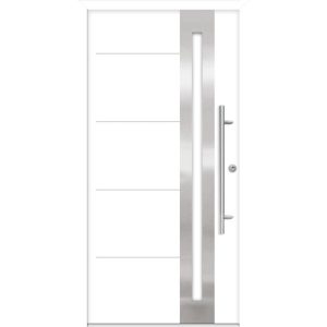 SplenDoor Premium-Haustür Passivedoor Eksjo RC2 energiesparend einbruchsicher weiss 100 x 200 cm rechts SplenDoor Premium-Haustür Passivedoor Eksjo RC2 energiesparend einbruchsicher weiss 100 x 200 cm rechts