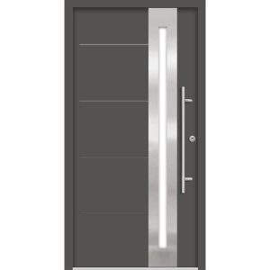 SplenDoor Premium-Haustür Passivedoor Eksjo RC2 energiesparend einbruchsicher anthrazit 100 x 200 cm rechts SplenDoor Premium-Haustür Passivedoor Eksjo RC2 energiesparend einbruchsicher anthrazit 100 x 200 cm rechts