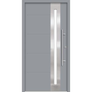 SplenDoor Premium-Haustür Passivedoor Eksjo RC2 energiesparend einbruchsicher grau 100 x 200 cm rechts SplenDoor Premium-Haustür Passivedoor Eksjo RC2 energiesparend einbruchsicher grau 100 x 200 cm rechts