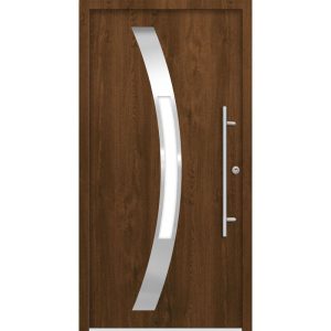 SplenDoor Premium-Haustür Passivedoor Goeteborg RC2 energiesparend einbruchsicher nussbaum 110 x 210 cm rechts SplenDoor Premium-Haustür Passivedoor Goeteborg RC2 energiesparend einbruchsicher nussbaum 110 x 210 cm rechts