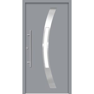 SplenDoor Premium-Haustür Passivedoor Goeteborg RC2 energiesparend einbruchsicher grau 100 x 210 cm links SplenDoor Premium-Haustür Passivedoor Goeteborg RC2 energiesparend einbruchsicher grau 100 x 210 cm links