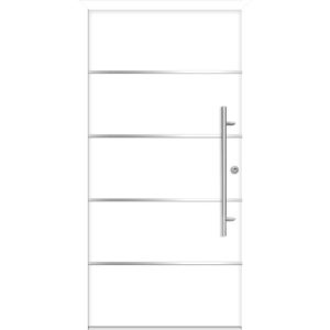 SplenDoor Premium-Haustür Passivedoor Visby RC2 energiesparend einbruchsicher weiss 110 x 210 cm rechts SplenDoor Premium-Haustür Passivedoor Visby RC2 energiesparend einbruchsicher weiss 110 x 210 cm rechts
