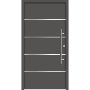 SplenDoor Premium-Haustür Passivedoor Visby RC2 energiesparend einbruchsicher anthrazit 110 x 210 cm rechts SplenDoor Premium-Haustür Passivedoor Visby RC2 energiesparend einbruchsicher anthrazit 110 x 210 cm rechts