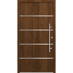 SplenDoor Premium-Haustür Passivedoor Visby RC2 energiesparend einbruchsicher nussbaum 110 x 210 cm rechts SplenDoor Premium-Haustür Passivedoor Visby RC2 energiesparend einbruchsicher nussbaum 110 x 210 cm rechts