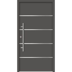 SplenDoor Premium-Haustür Passivedoor Visby RC2 energiesparend einbruchsicher anthrazit 100 x 210 cm links SplenDoor Premium-Haustür Passivedoor Visby RC2 energiesparend einbruchsicher anthrazit 100 x 210 cm links
