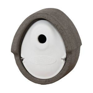 Nistkasten oval, grau