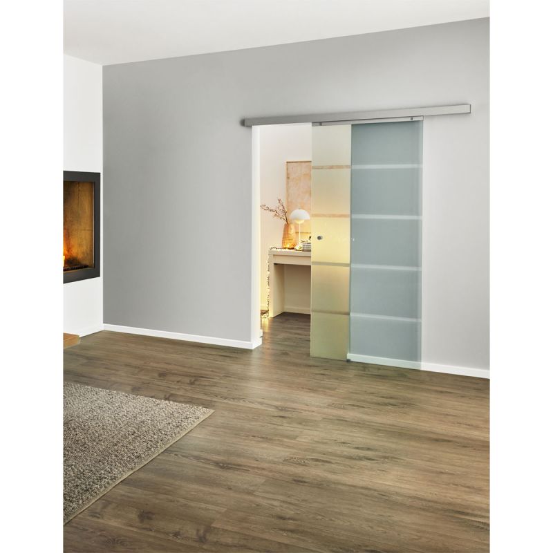 Durabil  Ganzglas-Schiebetür Alu Closed 88 x 203,5 cm