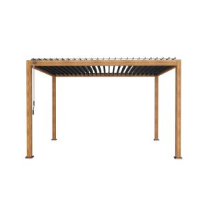 Pergola 111 Deluxe Dark Oak Holzoptik 300 x 250 x 600 cm Pergola 111 Deluxe Dark Oak Holzoptik 300 x 250 x 600 cm