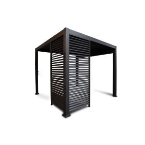 Lamellenwand 360-Serie anthrazit 110 x 240 cm Lamellenwand 360-Serie anthrazit 110 x 240 cm