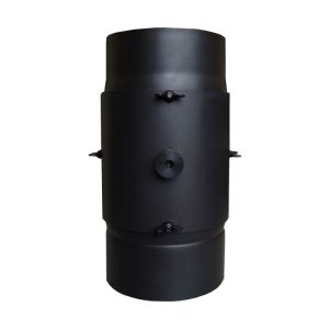 Kaminfilter – KaminFILTERKat, Ø 150 mm, mit Revisionstür, Farbe: Schwarz Kaminfilter – KaminFILTERKat, Ø 150 mm, mit Revisionstür, Farbe: Schwarz