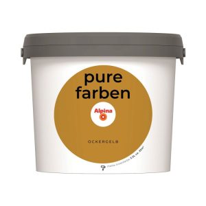 Alpina Innenfarbe pure farben 2,5 L Ockergelb matt