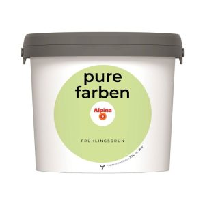 Alpina Innenfarbe pure farben 2,5 L Frühlingsgrün matt