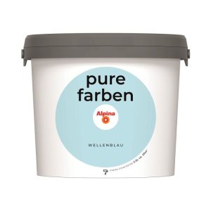 Alpina Innenfarbe pure farben 2,5 L Wellenblau matt Alpina Innenfarbe pure farben 2,5 L Wellenblau matt