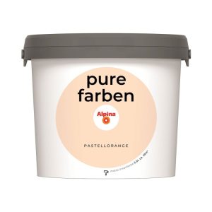 Alpina Innenfarbe pure farben 2,5 L Pastellorange matt