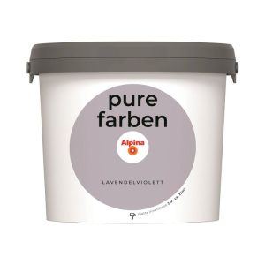 Alpina Innenfarbe pure farben 2,5 L Lavendelviolett matt