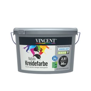 Vincent Wandfarbe Natura Kreidefarbe MIX IT matt 2,5 L Vincent Wandfarbe Natura Kreidefarbe MIX IT matt 2,5 L