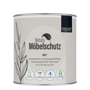 Vincent Natura Möbelschutz farblos matt 0,5 L Vincent Natura Möbelschutz farblos matt 0,5 L
