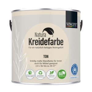 Vincent Natura Kreidefarbe Ton matt 2,5 L Vincent Natura Kreidefarbe Ton matt 2,5 L