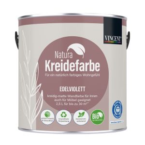 Vincent  Natura Kreidefarbe Edelviolett matt 2,5 L