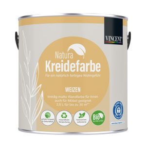 Vincent Natura Kreidefarbe Weizen matt 2,5 L Vincent Natura Kreidefarbe Weizen matt 2,5 L