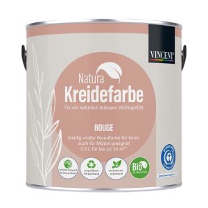 Vincent Natura Kreidefarbe Rouge matt 2,5 L Vincent Natura Kreidefarbe Rouge matt 2,5 L