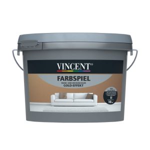 Vincent Wandfarbe Farbspiel Gold-Effekt 1 L Vincent Wandfarbe Farbspiel Gold-Effekt 1 L