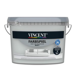 Vincent Wandfarbe Farbspiel Stein matt 1 L Vincent Wandfarbe Farbspiel Stein matt 1 L