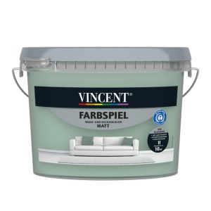 Vincent Wandfarbe Farbspiel Agave matt 1 L Vincent Wandfarbe Farbspiel Agave matt 1 L