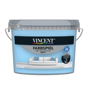 Vincent Wandfarbe Farbspiel Aqua matt 1 L Vincent Wandfarbe Farbspiel Aqua matt 1 L
