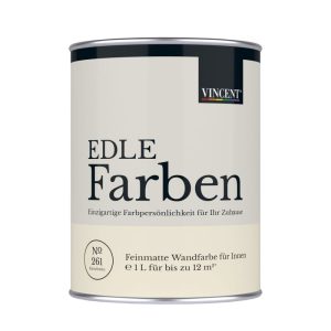 Vincent Wandfarbe EDLE Farben Kieselstein matt 1,0 L Vincent Wandfarbe EDLE Farben Kieselstein matt 1,0 L