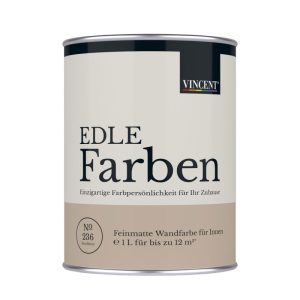Vincent Wandfarbe EDLE Farben Sanddüne matt 1,0 L Vincent Wandfarbe EDLE Farben Sanddüne matt 1,0 L