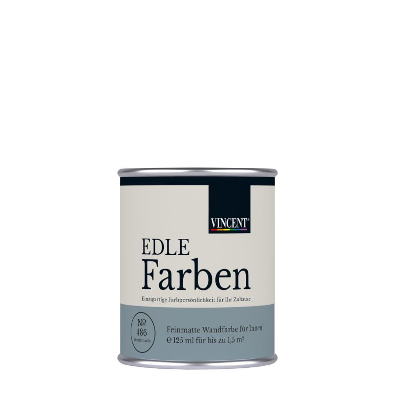 Vincent  Wandfarbe EDLE Farben Winternacht matt 0,125 L