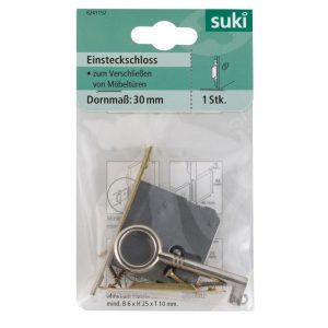 Suki Einsteckschloss gleichschließend 30 x 45 x 45 mm Suki Einsteckschloss gleichschließend 30 x 45 x 45 mm