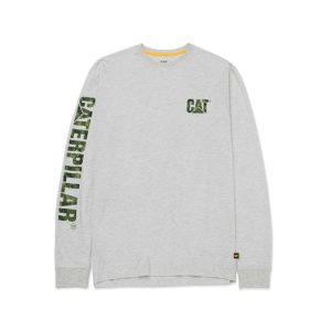 CAT Langarmshirt Banner cream Gr. M CAT Langarmshirt Banner cream Gr. M