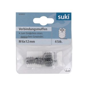 Suki Einschlagmutter blank M6 4 Stück