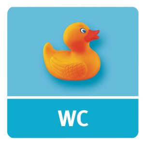 Suki Türschild WC selbsthaftend blau Suki Türschild WC selbsthaftend blau