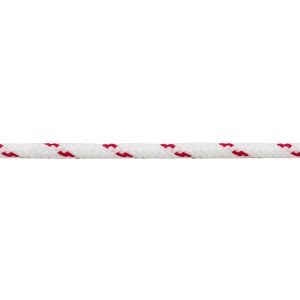 Suki Seil doppelt geflochten 6 mm weiß-rot Suki Seil doppelt geflochten 6 mm weiß-rot