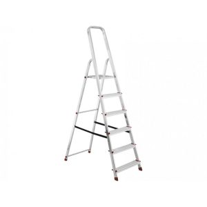 Krause Alu-Haushaltsleiter 6stufig Krause Alu-Haushaltsleiter 6stufig