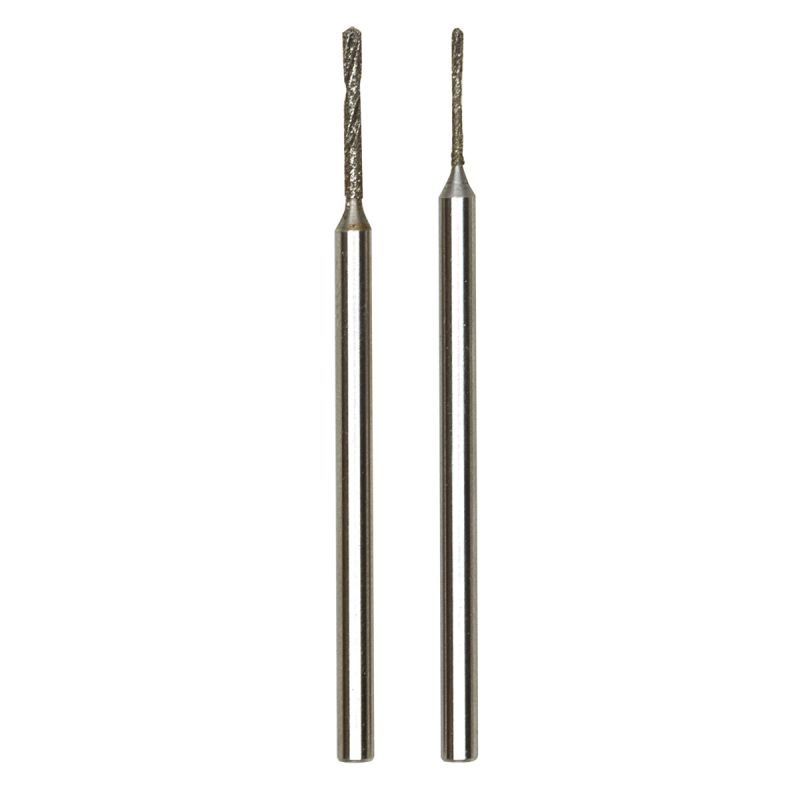 Proxxon Micromot Diamant-Spiralbohrer je ein Stück 0,8 und 1,2 mm