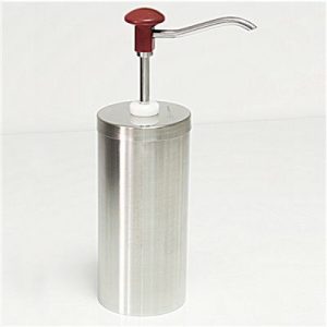 SCHNEIDER Saucenspender / Ketchup Mayo Spender 2,25 Liter Edelstahl mit Druckknopf SCHNEIDER Saucenspender / Ketchup Mayo Spender 2,25 Liter Edelstahl mit Druckknopf