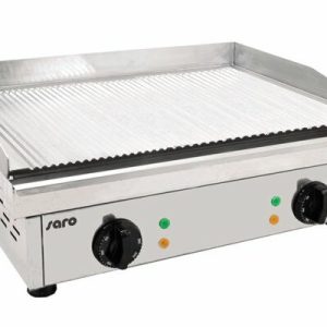SARO FRY TOP GM610R | Gerillte Griddleplatte | Edelstahl | 3,5 kW SARO FRY TOP GM610R | Gerillte Griddleplatte | Edelstahl | 3,5 kW
