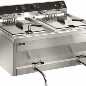 Elektro Fritteuse GASTROLINE 9+9V, 2x 9 Liter, 12kW Elektro Fritteuse GASTROLINE 9+9V, 2x 9 Liter, 12kW