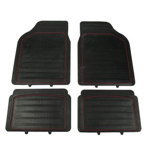 Cartrend Gummimatte schwarz grau 4-teilig Cartrend Gummimatte schwarz grau 4-teilig
