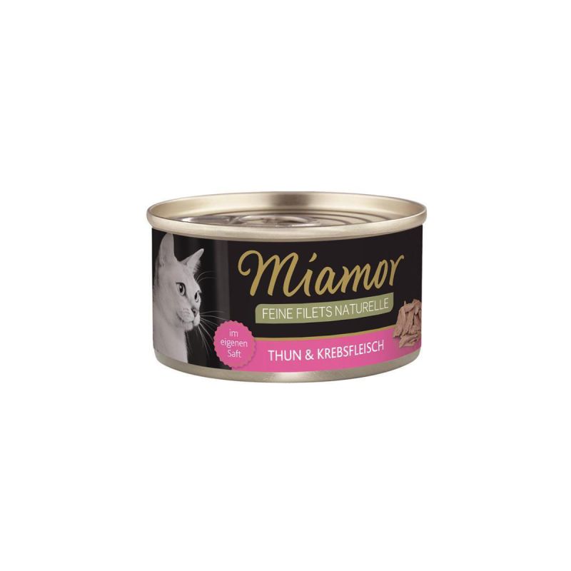 Feine Filets Naturelle Thunfisch und Krebsfleisch 80g Dose