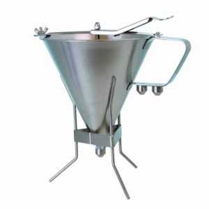 SCHNEIDER Likör- und Fondanttrichter aus Edelstahl, 190 mm Durchmesser, Inhalt 1,5 l SCHNEIDER Likör- und Fondanttrichter aus Edelstahl, 190 mm Durchmesser, Inhalt 1,5 l