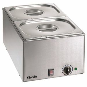 Bartscher Wasserbad / Bain Marie mit GN-Behältern 2 x 1/2 GN, 150 mm Bartscher Wasserbad / Bain Marie mit GN-Behältern 2 x 1/2 GN, 150 mm