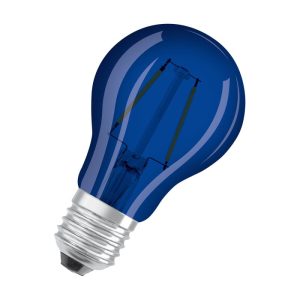 Osram LED-Leuchtmittel Glühlampe E27 2,5W blau Osram LED-Leuchtmittel Glühlampe E27 2,5W blau