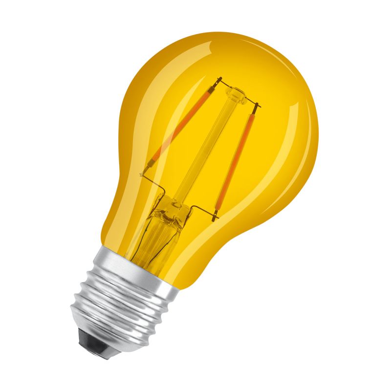 Osram LED-Leuchtmittel Glühlampe E27 2,5W gelb
