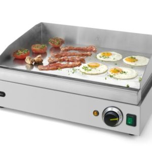 HENDI Grillplatte Profi Line Glatt 518x328mm, 2400W