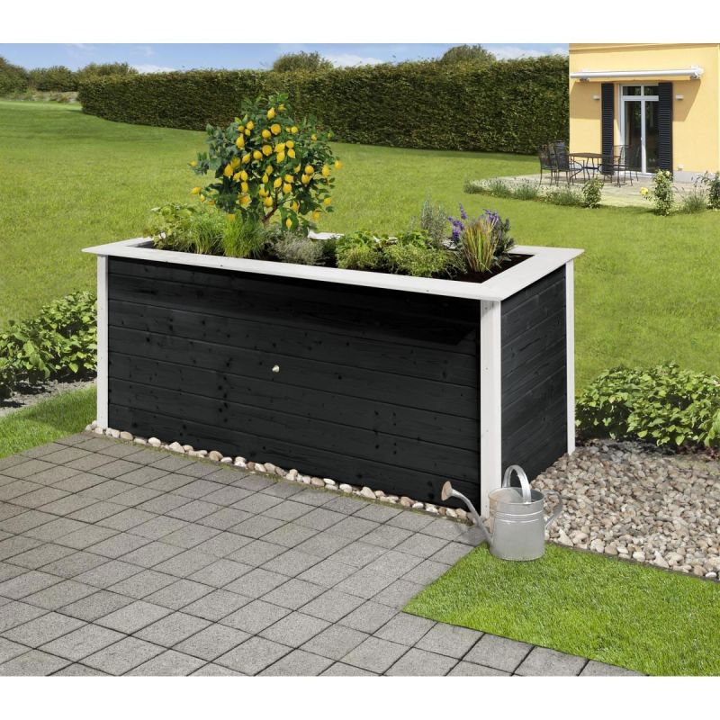 Weka Profi-Hochbeet 669 C 28 mm schwarz